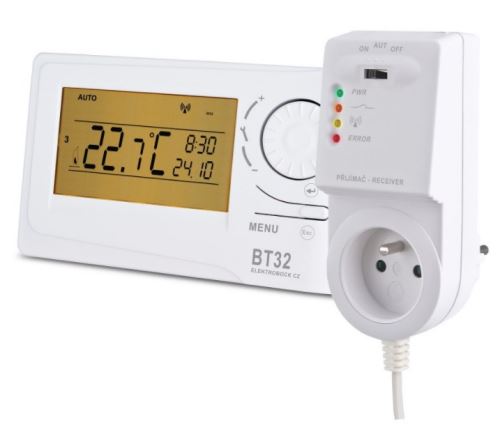 Bezdrátový termostat ELEKTROBOCK BT32 digitální, týdenní program