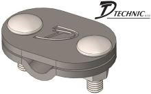 Svorka zemnící páska 30x4mm/ drát Ø8-10mm SR 03-plech FeZn plechová