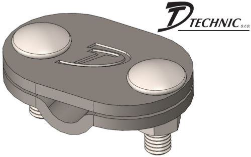 Svorka zemnící páska 30x4mm/ drát Ø8-10mm SR 03-plech FeZn plechová