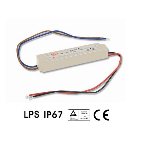 Napájecí spínaný zdroj pro LED LPH-18-12 MEAN WELL 12V 18W