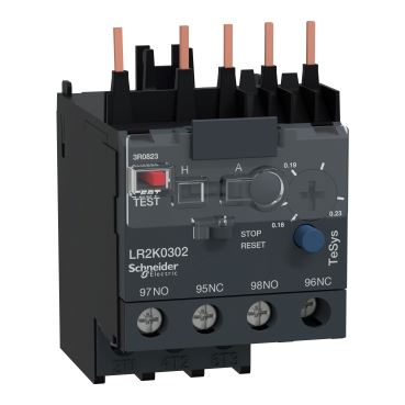 Relé tepelné nadproudové LR2K0302 0,16-0,23A, třída 10A SCHNEIDER