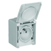 48112 CCZ Zásuvka (French type) clonky 16A 250V IP65 šedá LOGUS90 série 48 ELKO 48112 CCZ Zásuvka (French type) clonky 16A 250V IP65 šedá LOGUS90 série 48 ELKO