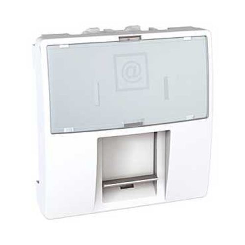 MGU3.411.18 Datová zásuvka RJ45 S-One, kat.5e UTP, polar Unica SCHNEIDER