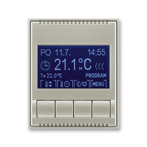 ABB 3292E-A10301 32 Termostat univerzální programovatelný Time®, Time® Arbo starostříbrná