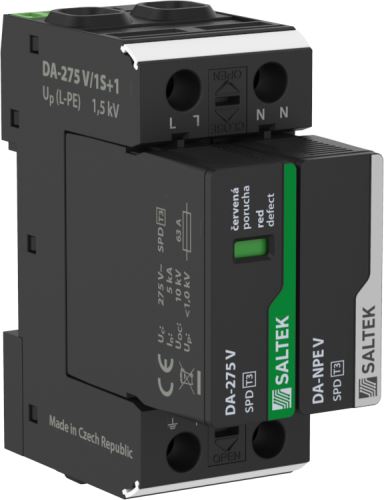 Přepěťová ochrana DA-275 V/1S+1 SPD typ T3 SALTEK