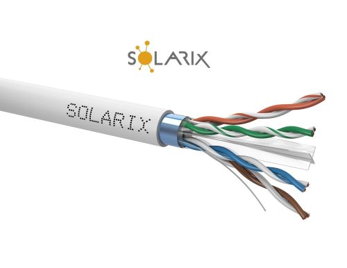 Kabel instalační Solarix CAT6 FTP PVC SXKD-6-FTP-PVC (balení 500m/cívka)