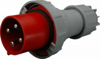Vidlice průmyslová IP67 400V 125A 4-pól - IVGN 12543 SEZ