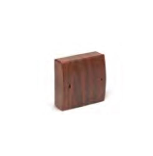 Krabice rozbočovací K80.13 lištová, IP40, 83x83x29mm, efekt dřeva-tmavé dřevo, lak ELCON