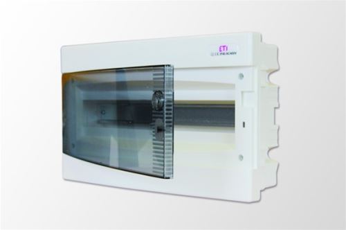 Rozvodná skříň pod omítku DIDO-E ECM18PT IP40 průhledná dvířka ETI 001101018